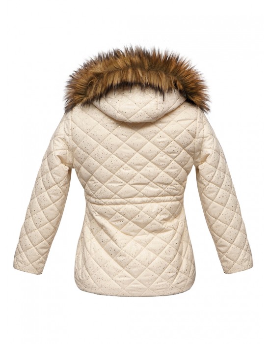Girls Jacket Quilted Magic Pearl